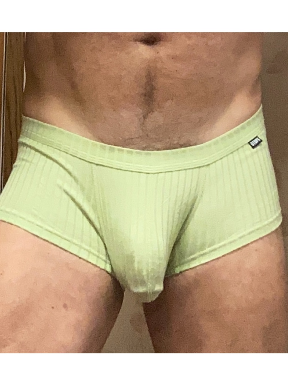 Ribbed green trunks